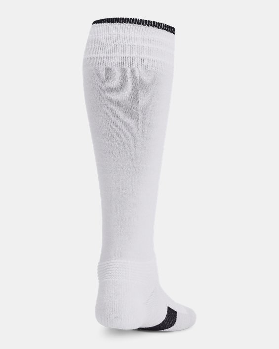 Women's UA Alto Over-The-Calf Socks in White image number 3